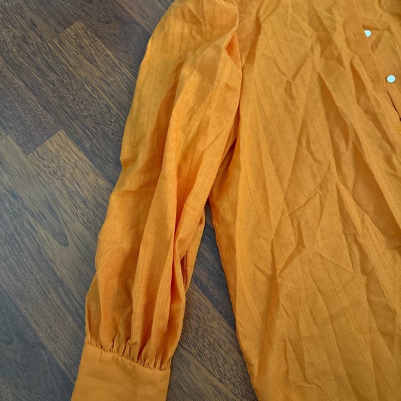 Loft Orange blouse size XL - Picture 3 of 6